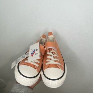 Orange Kids Sneakers